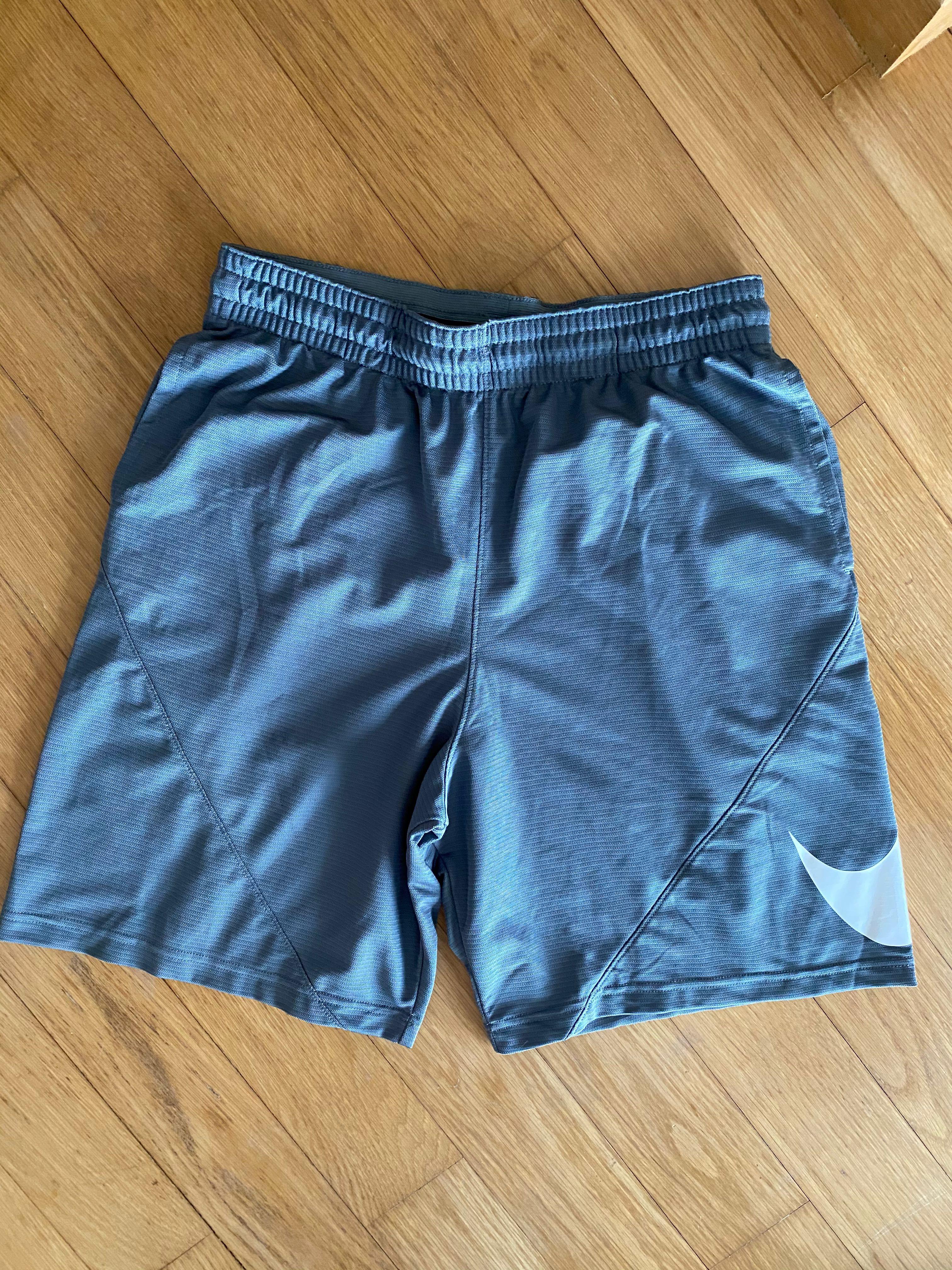 nike grey football shorts