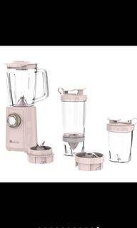 Odette UM1050S1N2-MC 2 Speed + Pulse Blender with Beakers in PINK