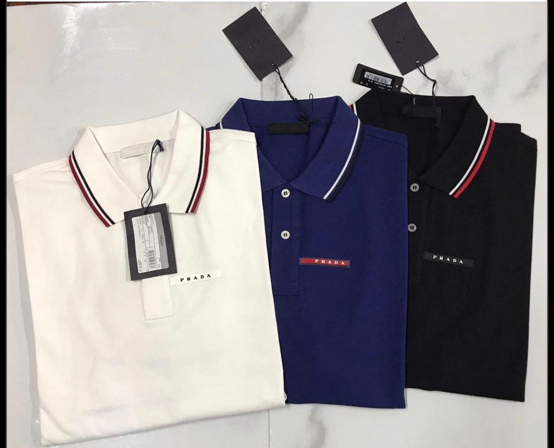 Prada Mens Polo Shirt / Prada Polo Shirt 2XL (XXL), Men's Fashion, Tops &  Sets, Tshirts & Polo Shirts on Carousell