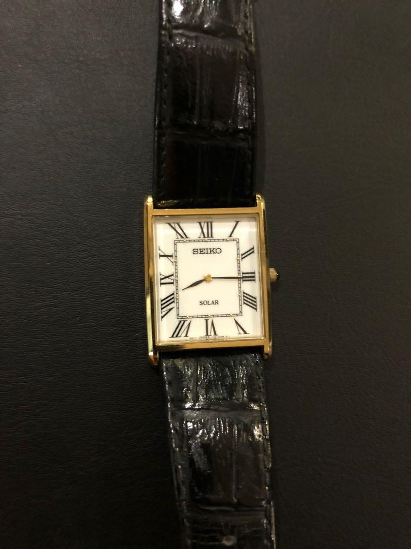 Pre owned Seiko Solar Tank SUP880