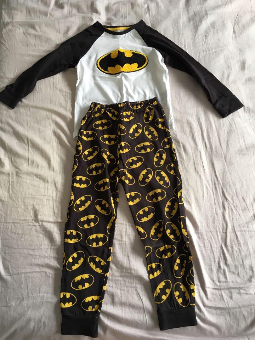 Preloved Batman Pyjamas Babies Kids Babies Kids Fashion On Carousell