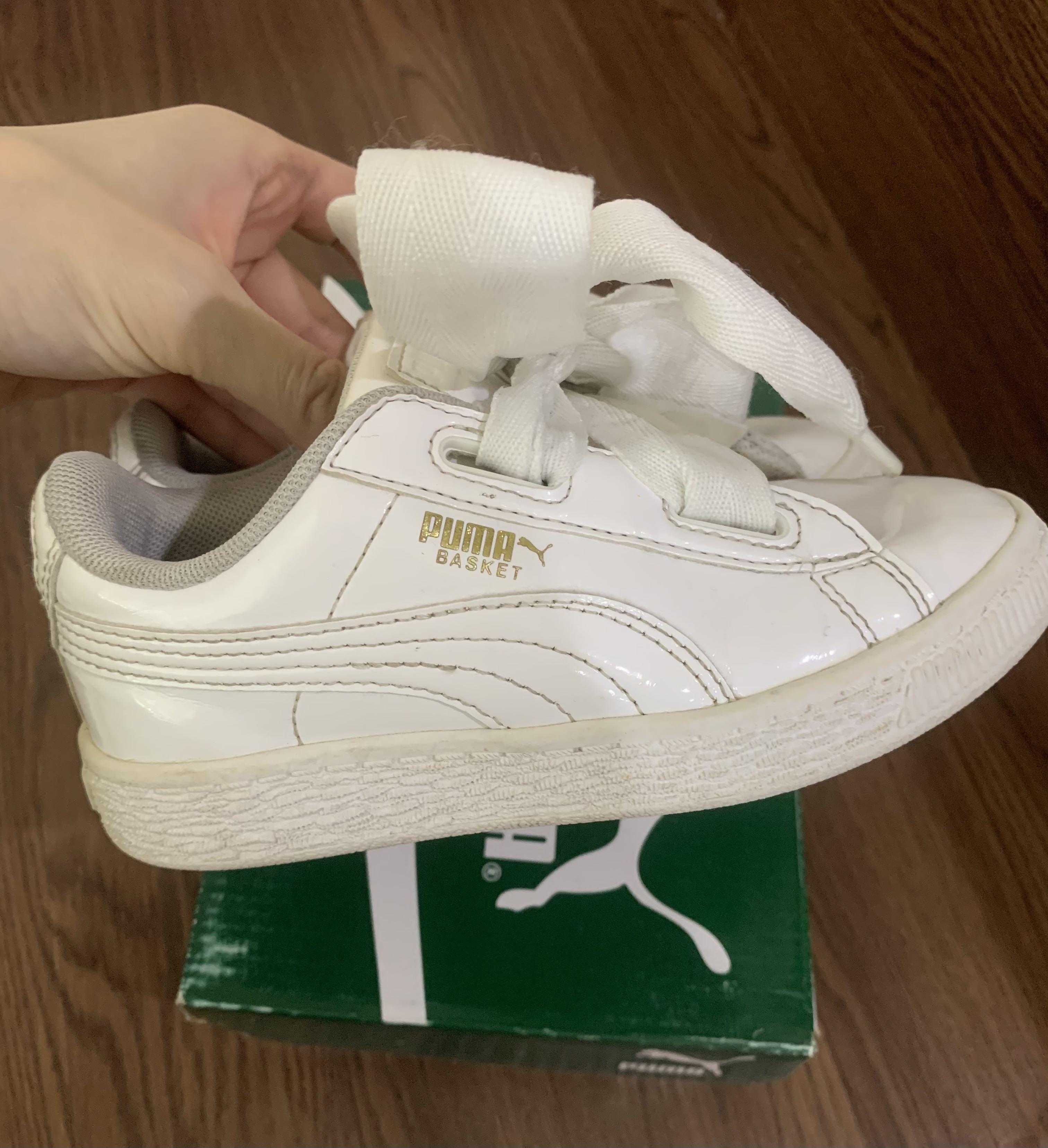 Puma Basket Heart Kids Babies Kids Babies Kids Fashion on Carousell