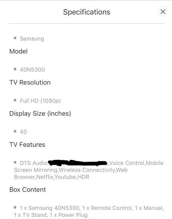 samsung 40n5300 full hd smart tv