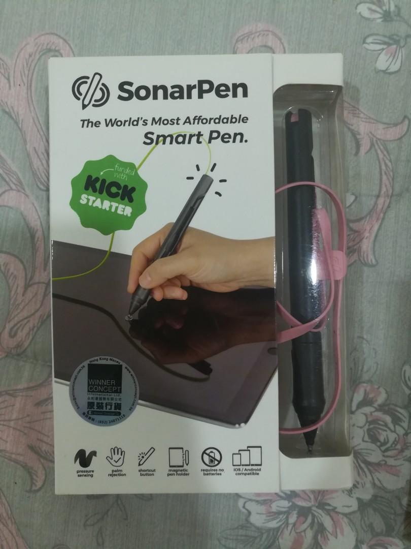 RARE) Sonar Pen stylus (pink)- usable for Android & iOS, Mobile