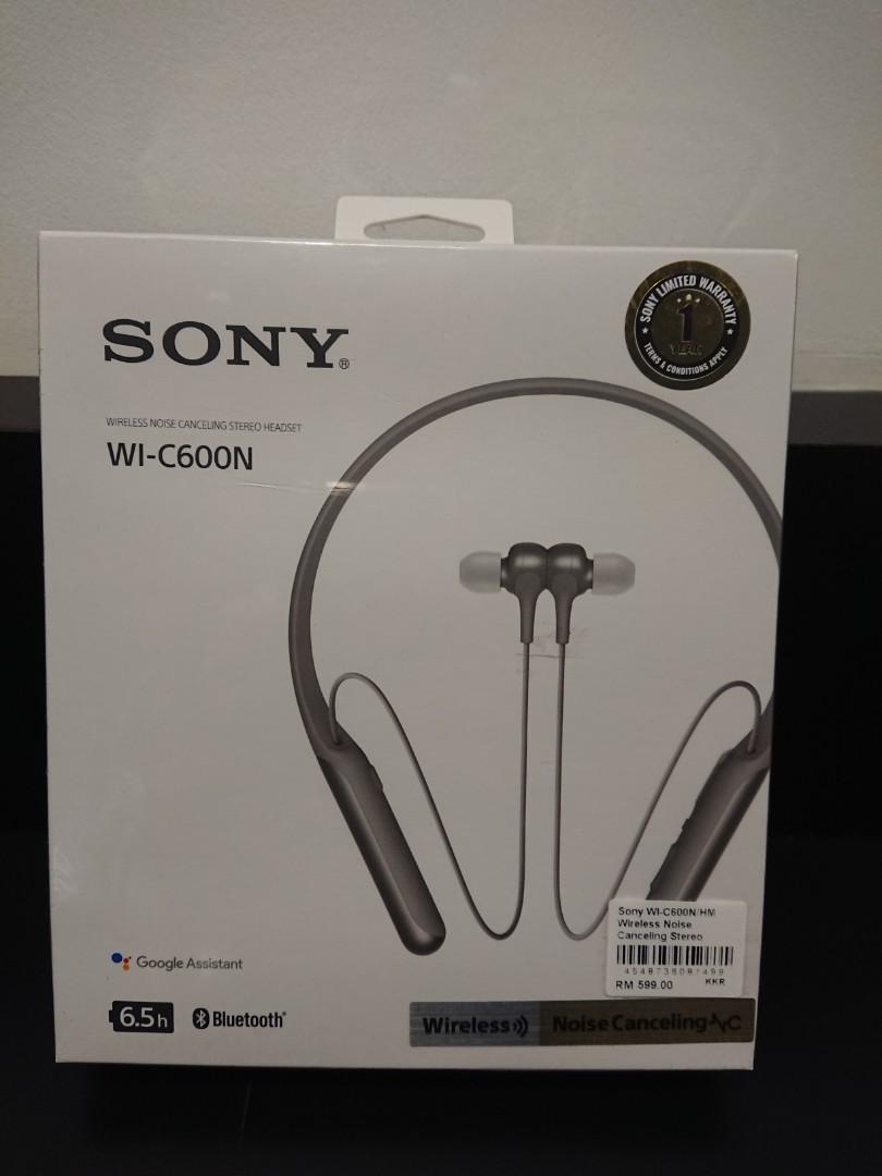 Sony WI C600N Wireless Noise Canceling Stereo Headset New and Seal