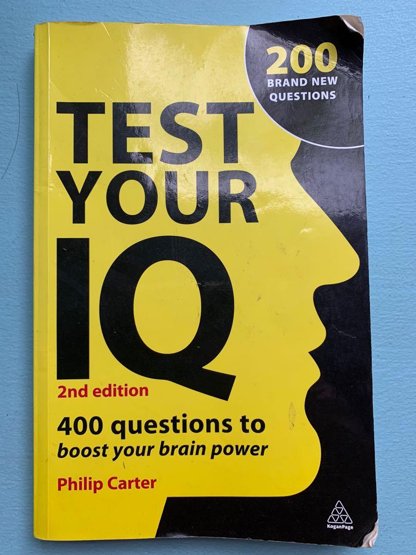Test Your Iq Hobbies Toys Books Magazines Fiction Non Fiction On Carousell