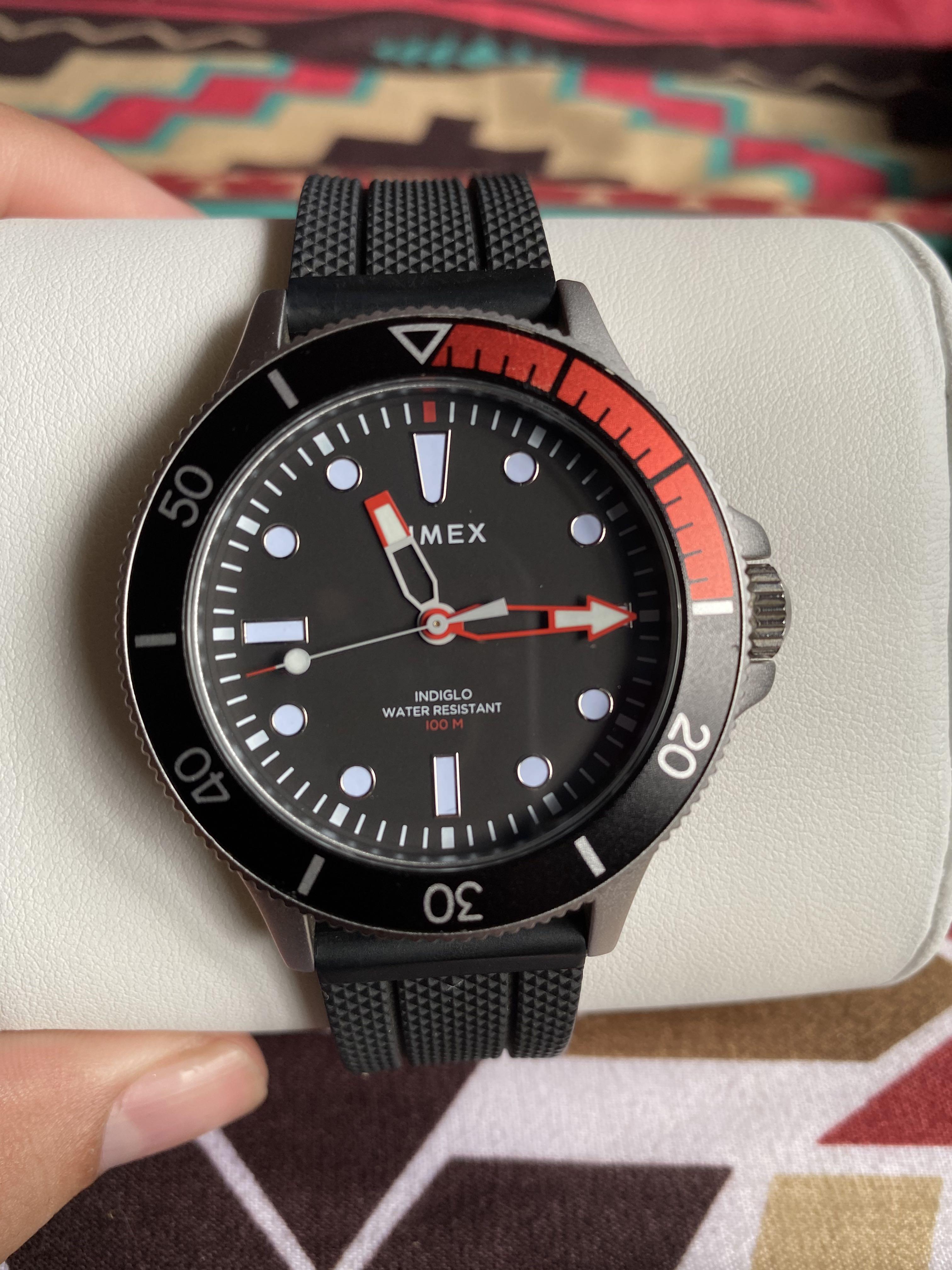 Allied coastline 43mm deals silicone strap watch