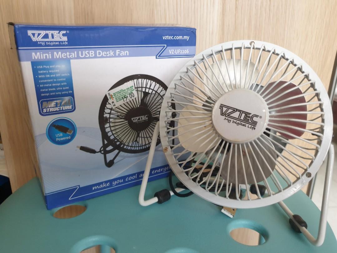 Mini metal desk fan outlet