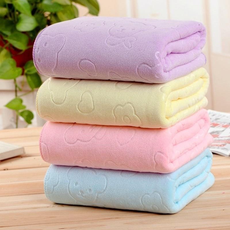 1pc Kids Bath Towel Plain Design Baby Towel Soft Bath Towel Tuala Mandi Kanak Kanak Dan Bayi Tuala Mandi Bercorak Plain Towel Kids Towel Big Size Towel Baby Towel Lazada
