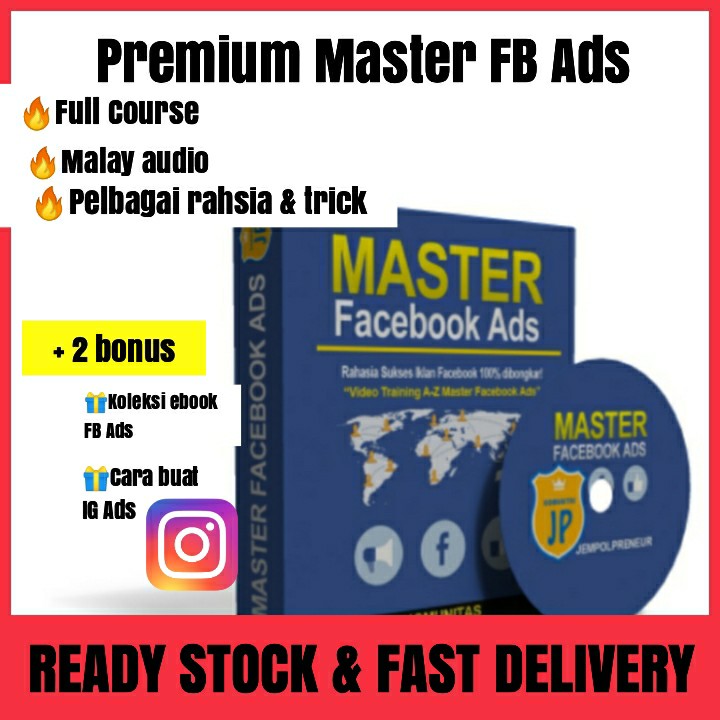 Premium Master Facebook Ads Full Complete Course Everything Else Others On Carousell