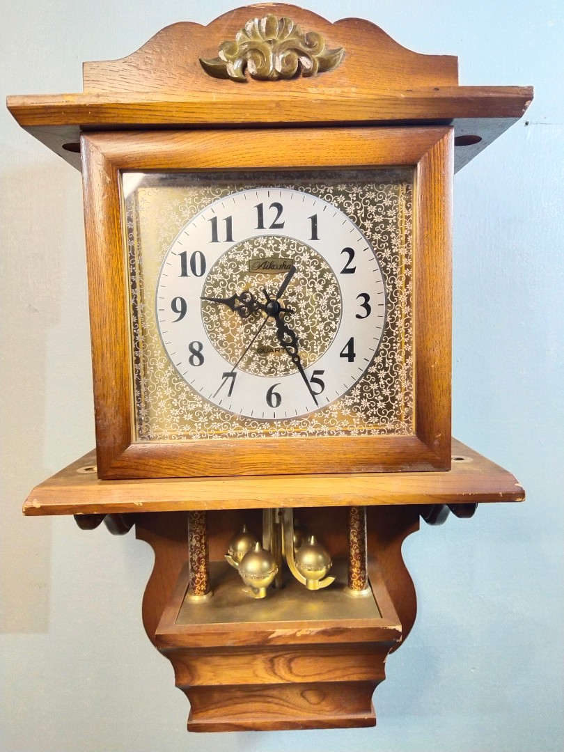 Aikosha Wall Clock, wall Clock, Clock, collectible, Hobbies & Toys