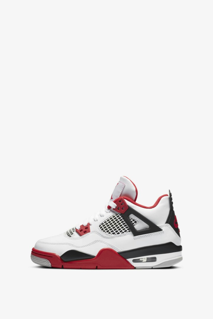 jordan retro 4 white fire red
