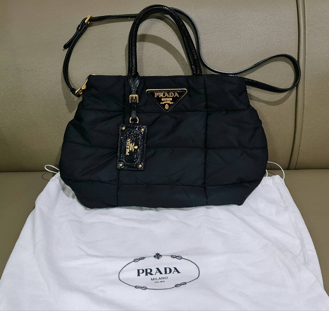 Prada Crispy Nylon 2 Way Bag 
