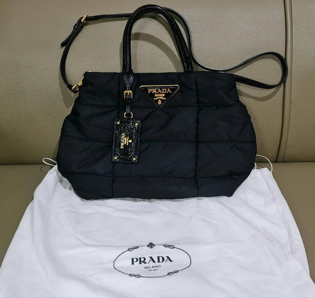 As Good As Brand Original New Prada Crispy Nylon 2 Way Bag, Luxury, Bags &  Wallets on Carousell