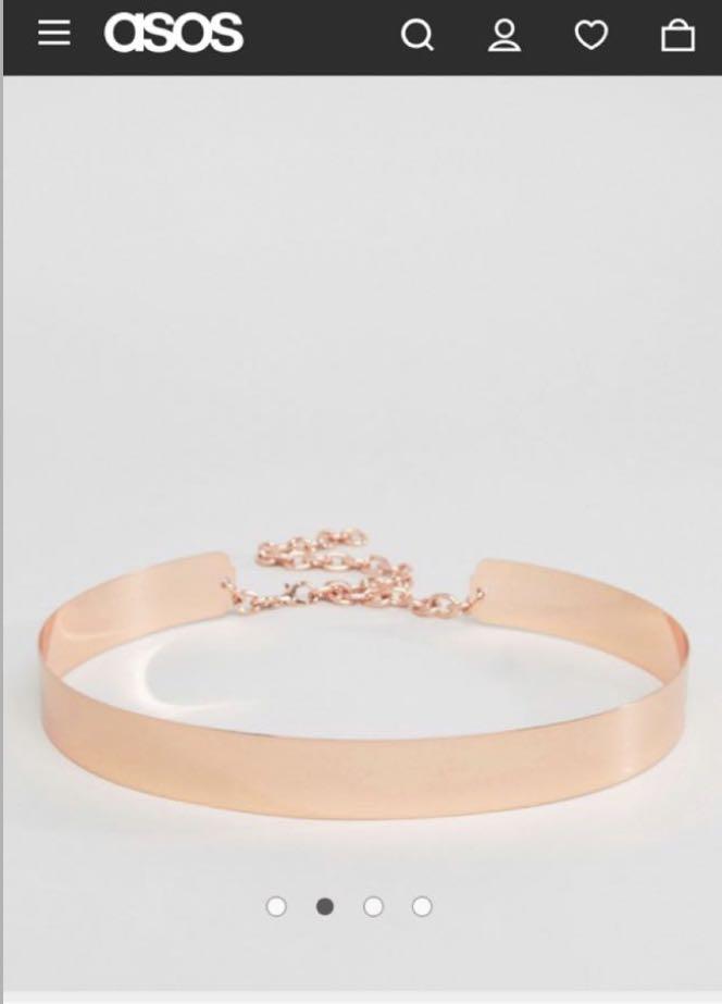 Rose gold waist belt online
