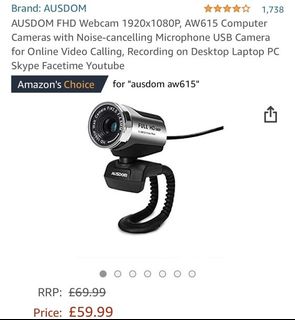 Ausdom Webcam Ausdom Aw615 Test Kamera W06 1080p Hd Webcam Pro