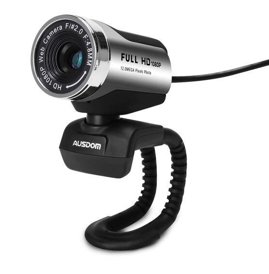 USB Camera, 360° USB Camera, USB2.0 16MP HD Webcam with MIC and Optical  Lens, for Laptops and Desktop Computers, for Skype/MSN