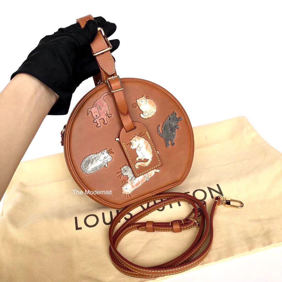Louis Vuitton x Grace Coddington Catogram Micro Boite Chapeau of