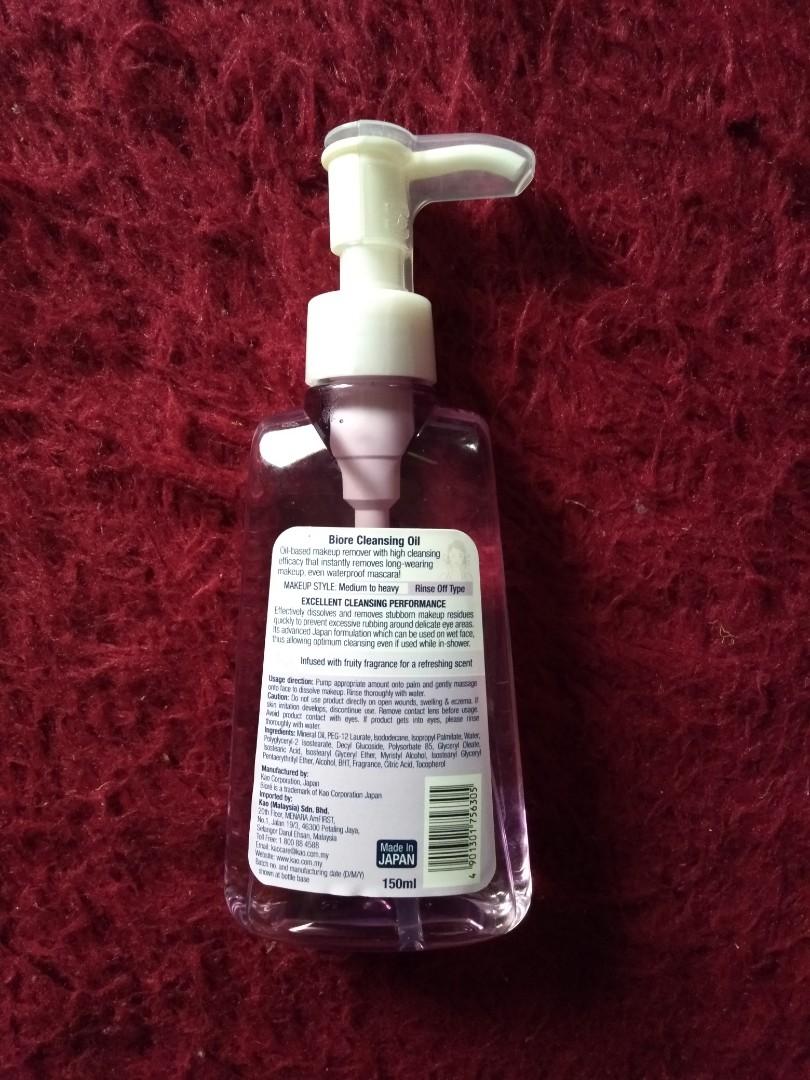 cleansing oil da biore