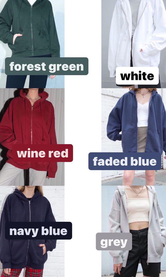 brandy melville carla hoodie jackets Women s Fashion Coats Jackets and Outerwear on Carousell