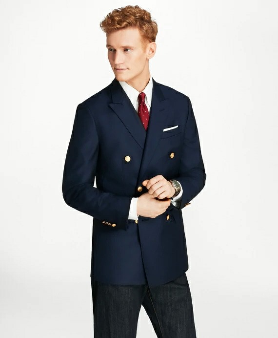 Double breasted suit brooks brothers store