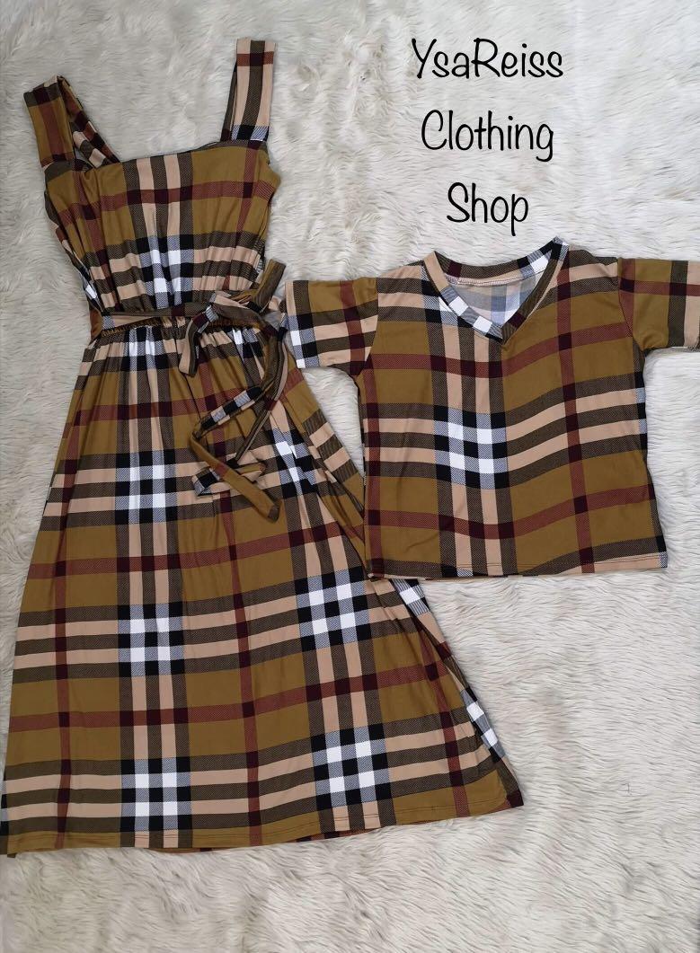 Burberry Family Terno (with son), Women's Fashion, Dresses & Sets, Sets or  Coordinates on Carousell