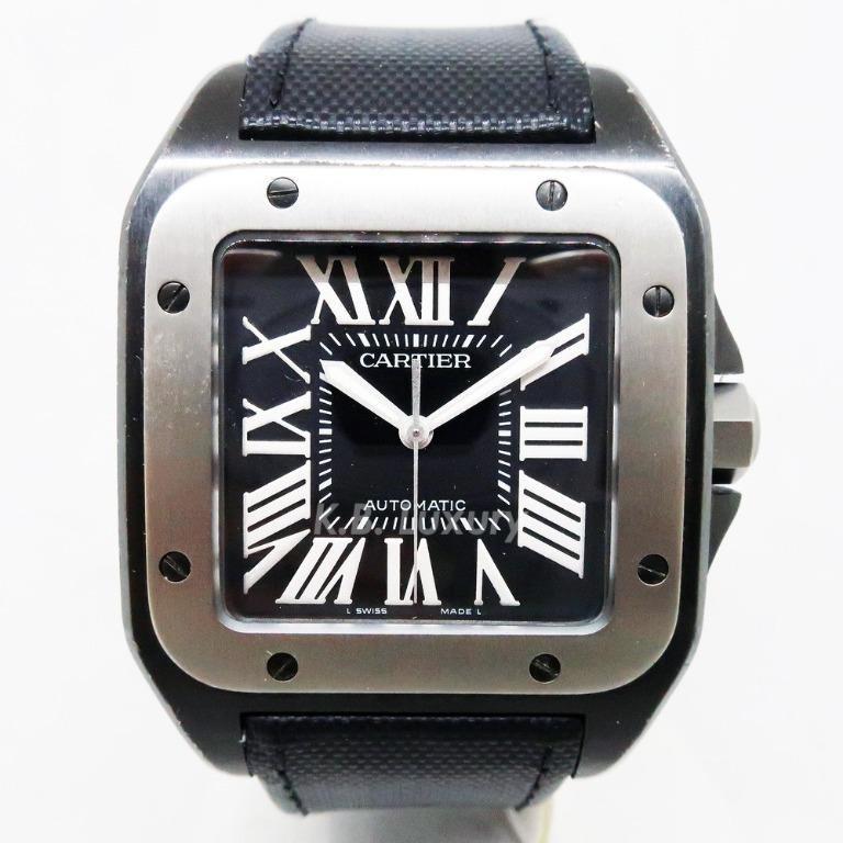 Cartier santos 100 pvd on sale