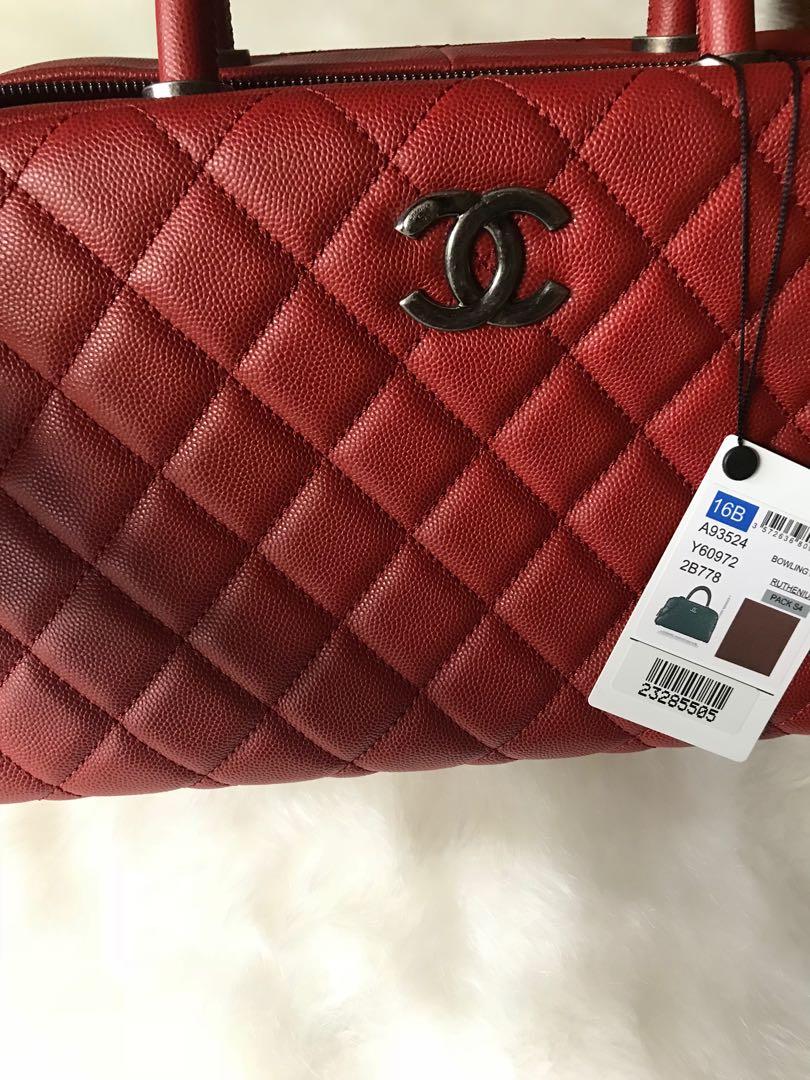 Chanel bowling bag, Luxury, Bags & Wallets on Carousell