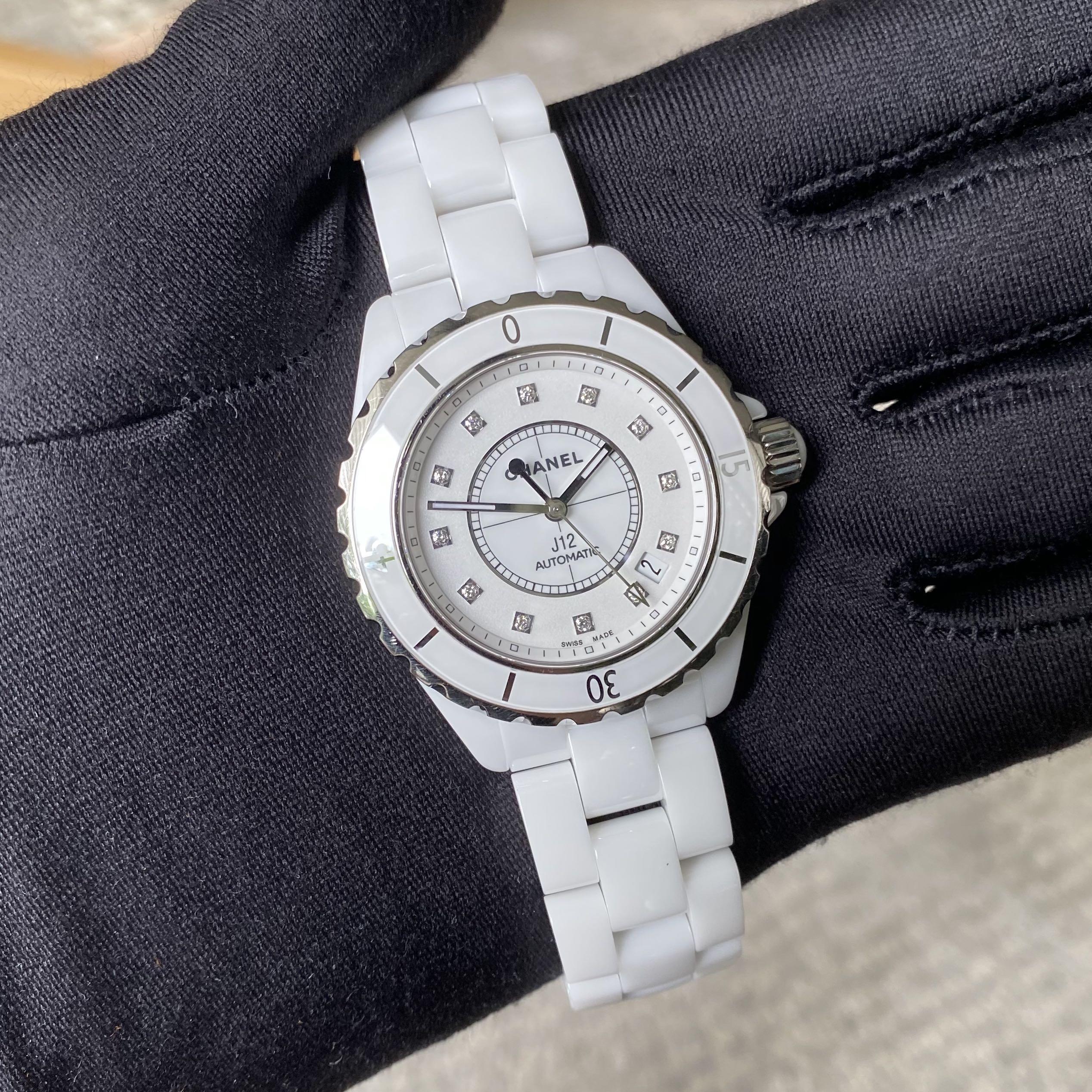 Chanel J12 Watch Diamond Index, Luxury, Watches on Carousell