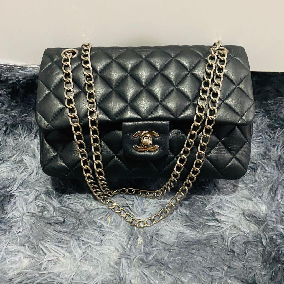 Chanel convertible Sling Flap Bag -Silver, Luxury, Bags & Wallets on  Carousell