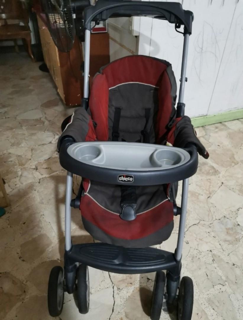 Chicco Cortina (Category: Car Seats) located in Pasig City. Submitted by nina.carlos (Listing ID 1053721502, Image 2). Description: - Originally 16k (without car seat) Benefits: very matibay, comfortable for baby, and has movable shade. Amazon description: "... has a multi-position, flat-recline seat with ''Memory Recline.'' The stroller also comes with all-wheel suspension, two-position leg support, and a forward rotating, removable sun canopy. 