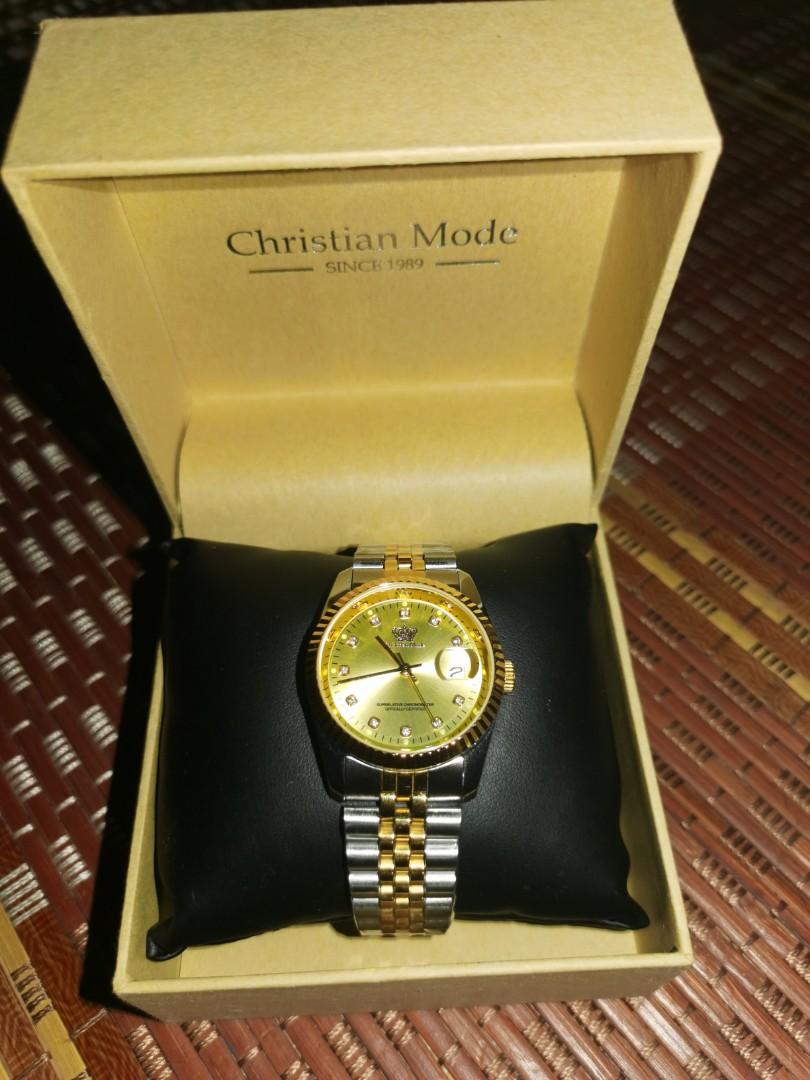 Christian mode clearance swiss watch price