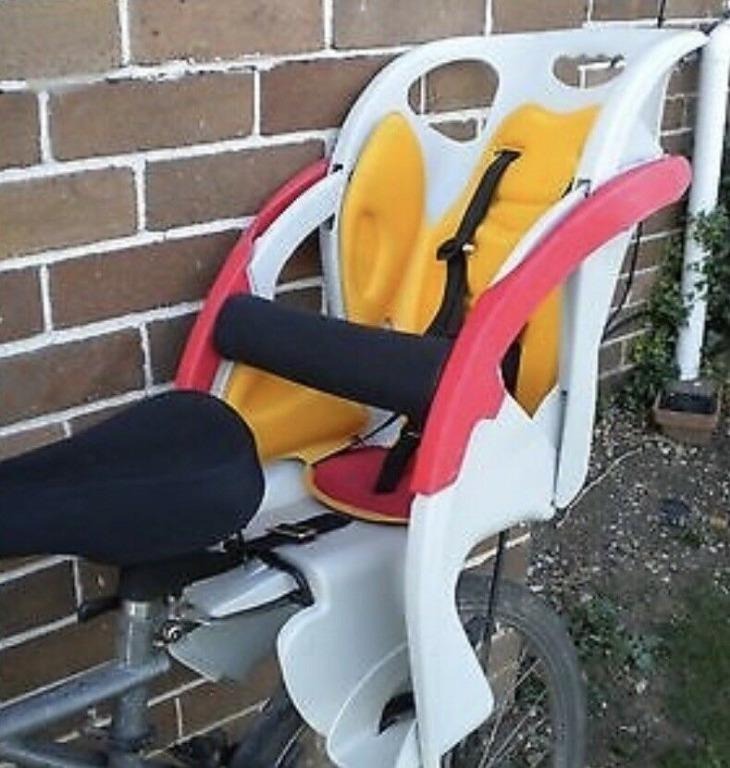 copilot limo child seat for bike bicycle with rack Very good condition