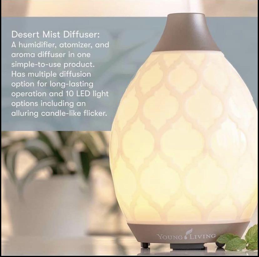 Desert Mist Diffuser Young Living Furniture Home Living Lighting Fans Lighting On Carousell Besides good quality brands, you'll also find plenty of discounts when you shop for light diffuser during big sales. desert mist diffuser young living