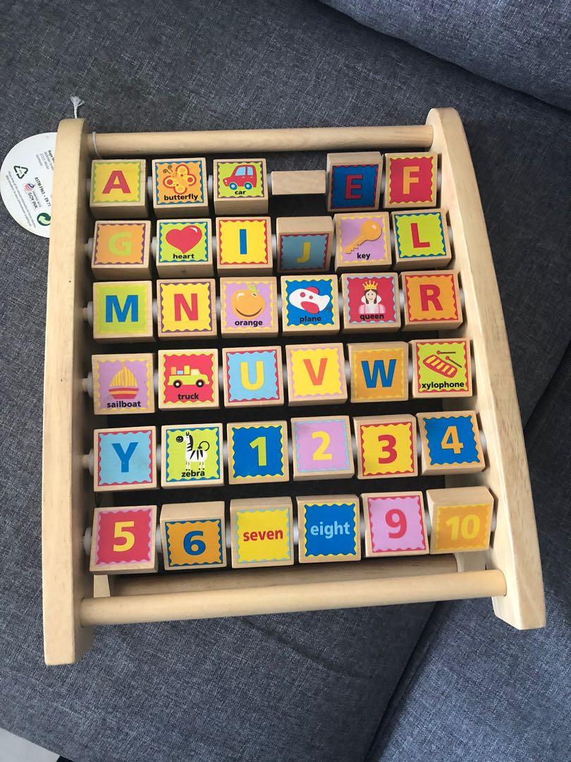 Educational Toys Alphabet Abacus Toys Games Other Toys On Carousell