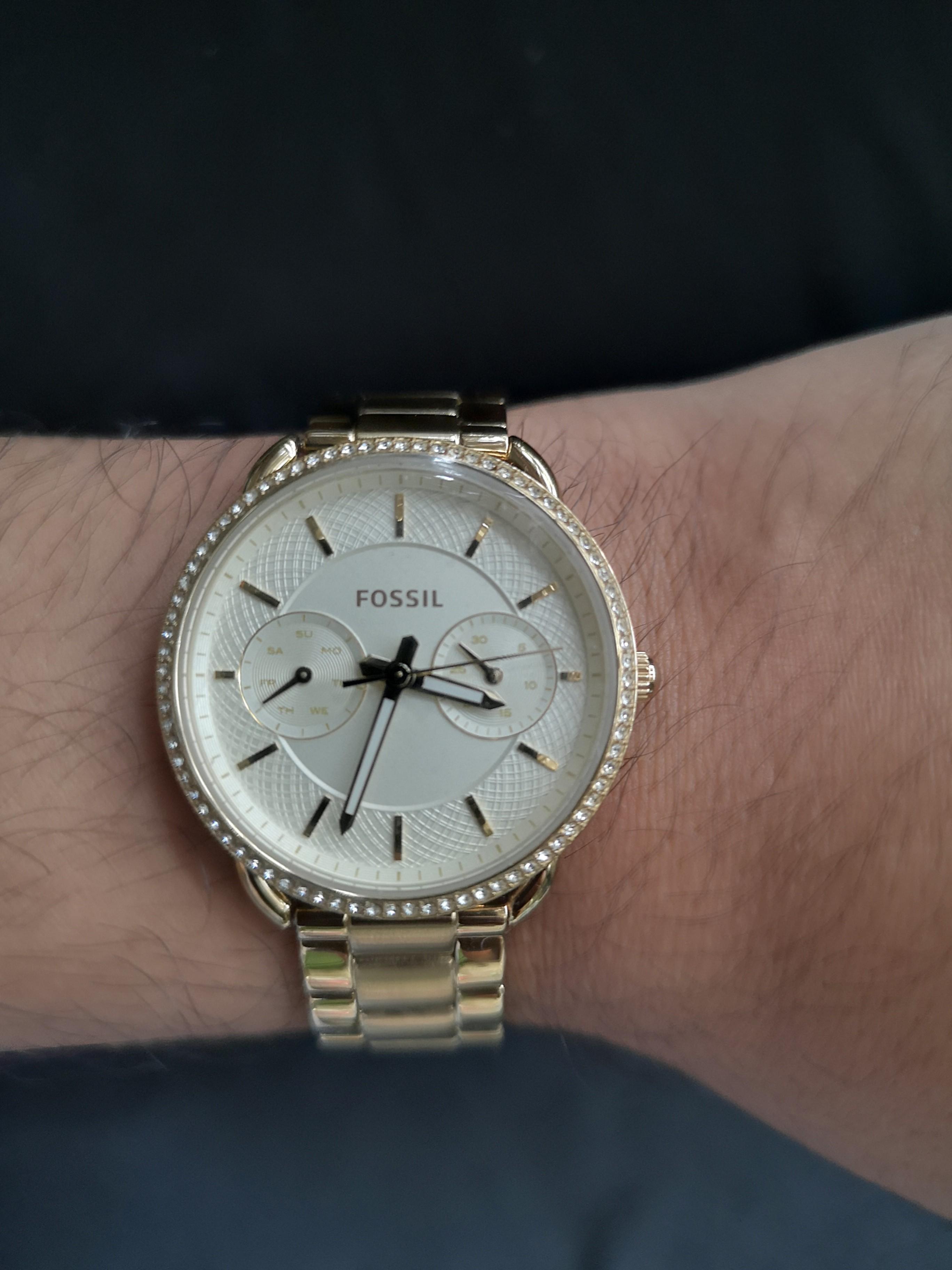 Fossil Women s ES4263 Gold with Gemstones Watch