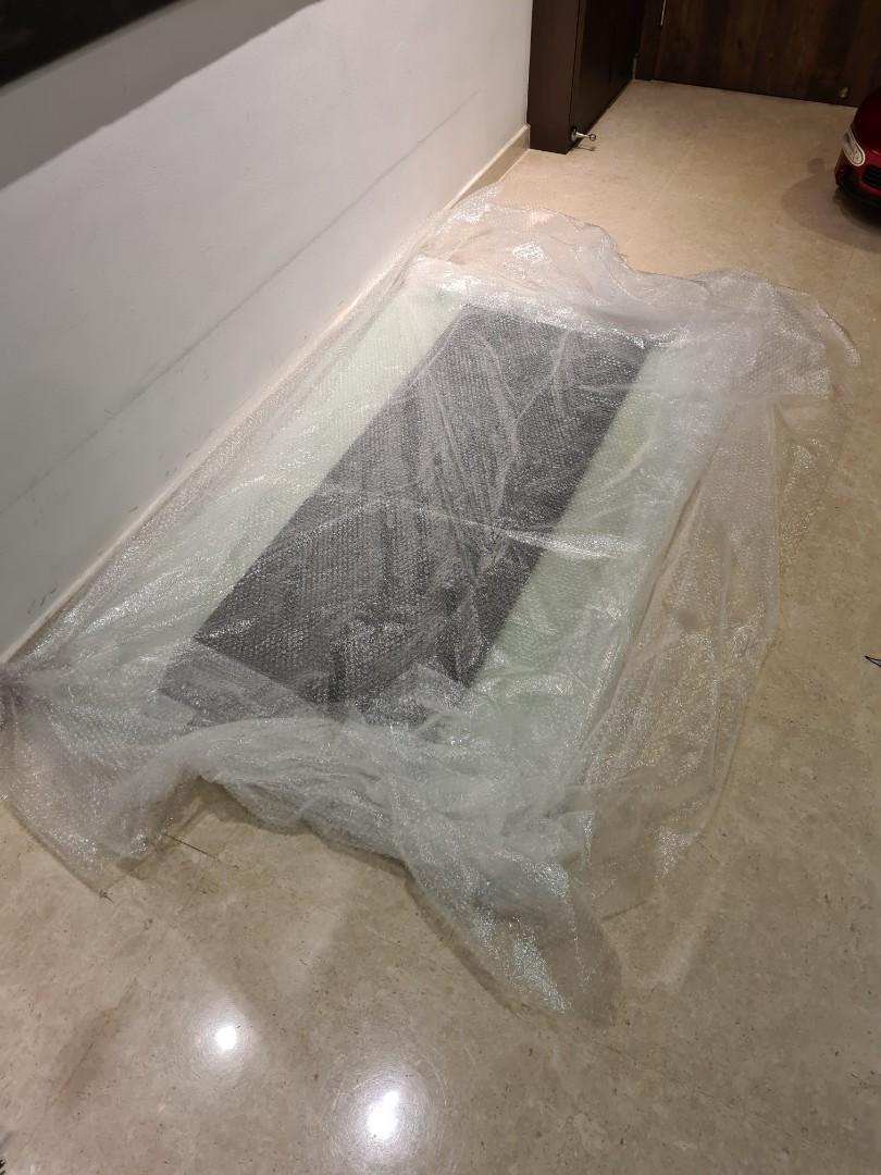 FREE Glass Top Dining Table without Chairs, Furniture & Home Living