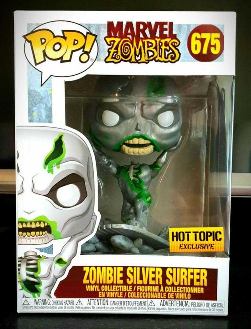 funko pop zombie silver surfer