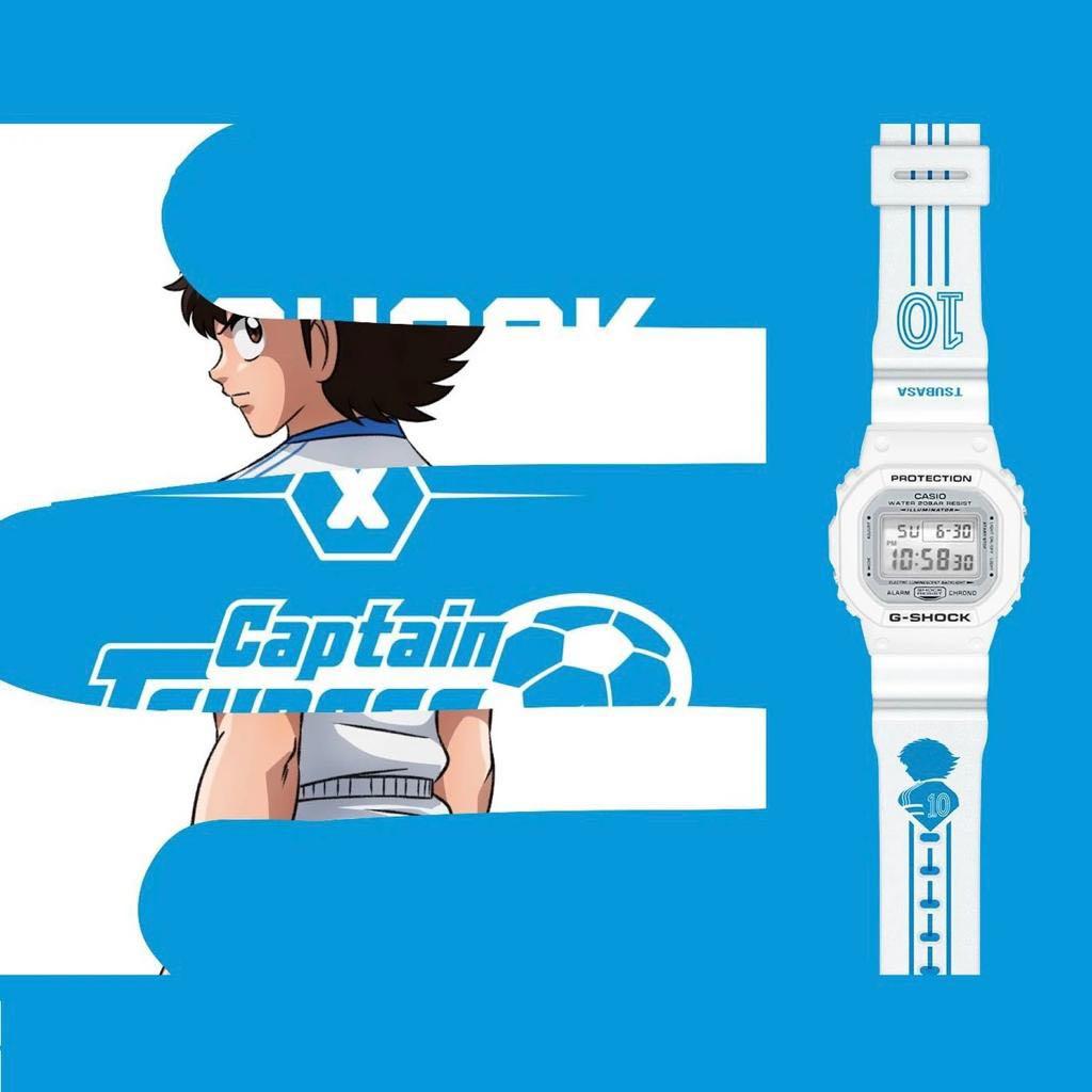 油麻地現時點門市全新現貨Casio G Shock 2020 x CAPTAIN TSUBASA 足球小將戴志偉隊長小翼DW-5600MWCT  法國限量紀念版全球限量200隻, 名牌, 手錶- Carousell