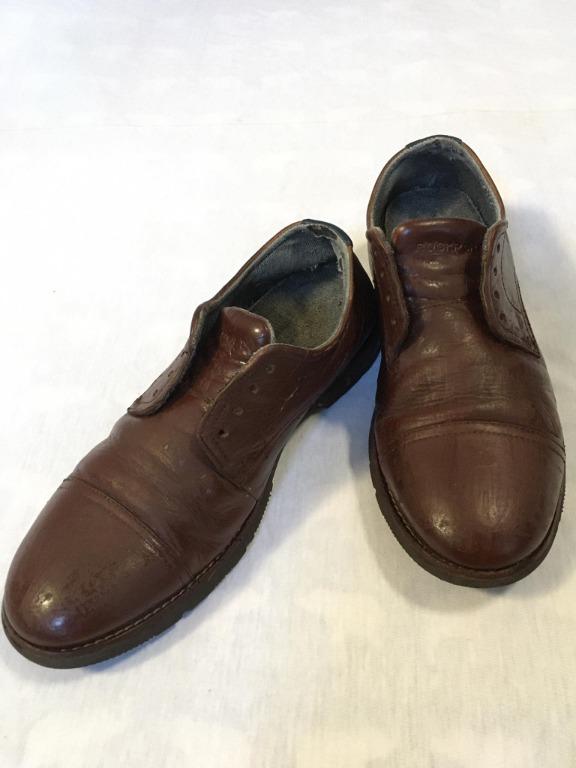 Good Used Condition Rockport Adiprene By Adidas Men S Us7 Shoes Brown Leather Men S Fashion Footwear Dress Shoes On Carousell