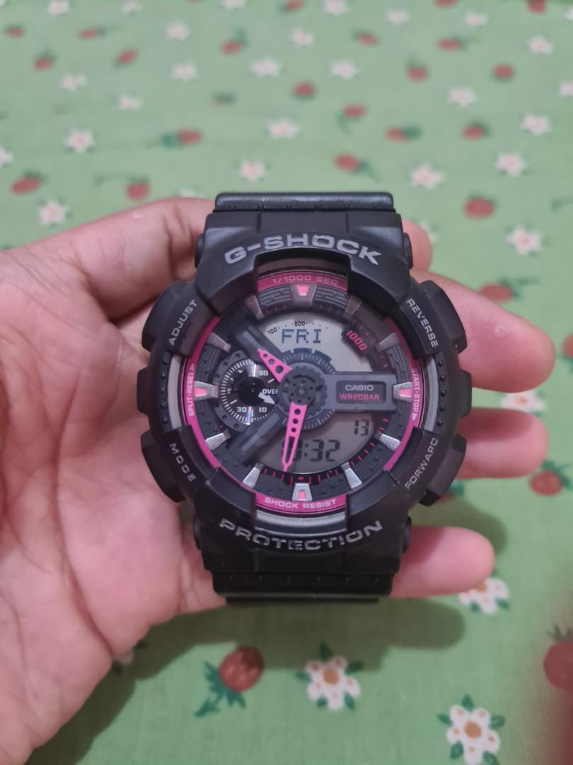 G shock sale pink and black