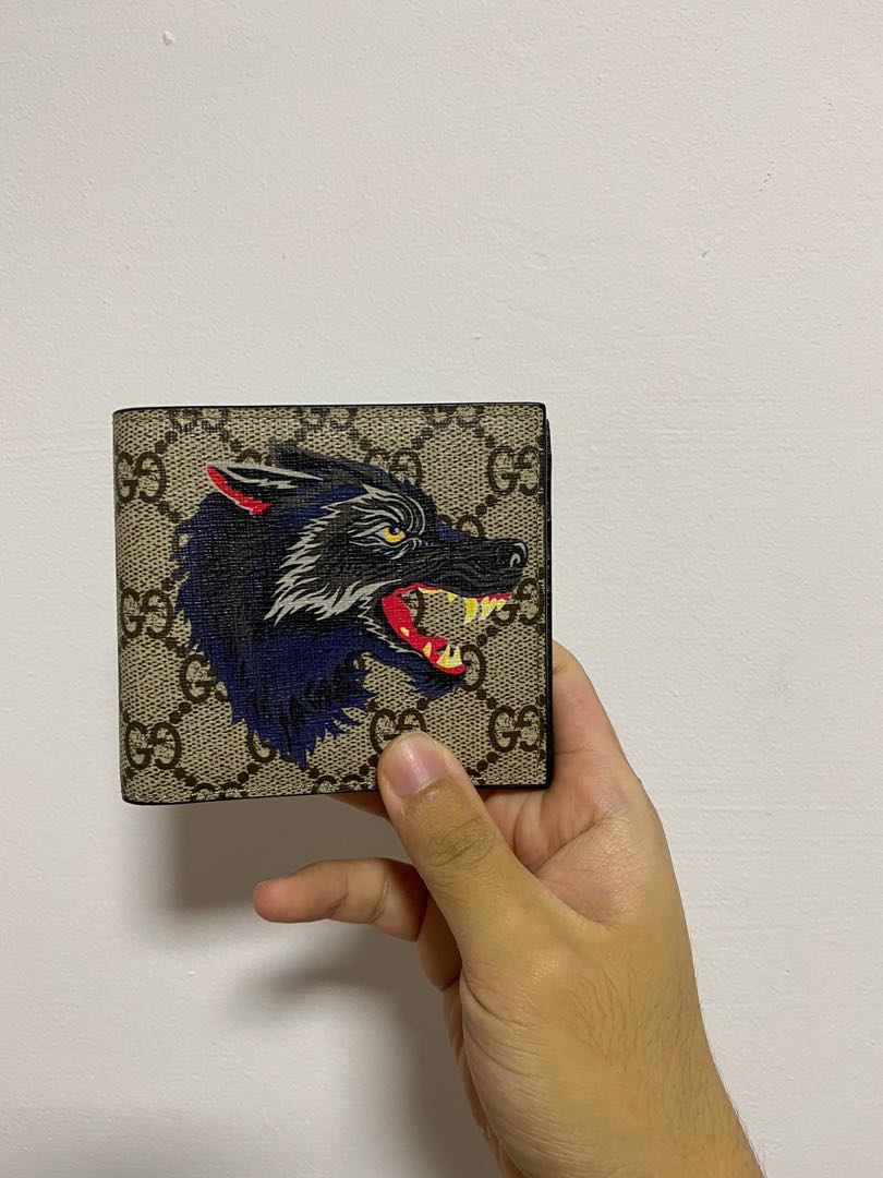 Gucci wolf wallet discount