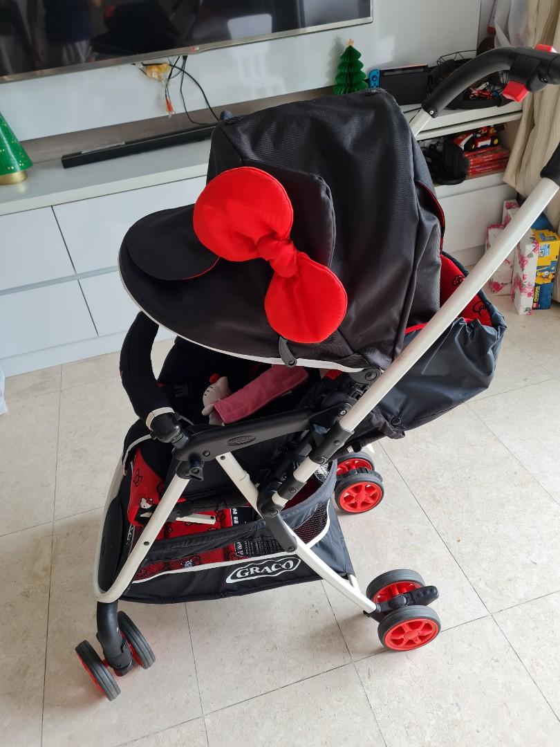 Hello Kitty baby stroller, Babies & Kids, Going Out, Carriers & Slings