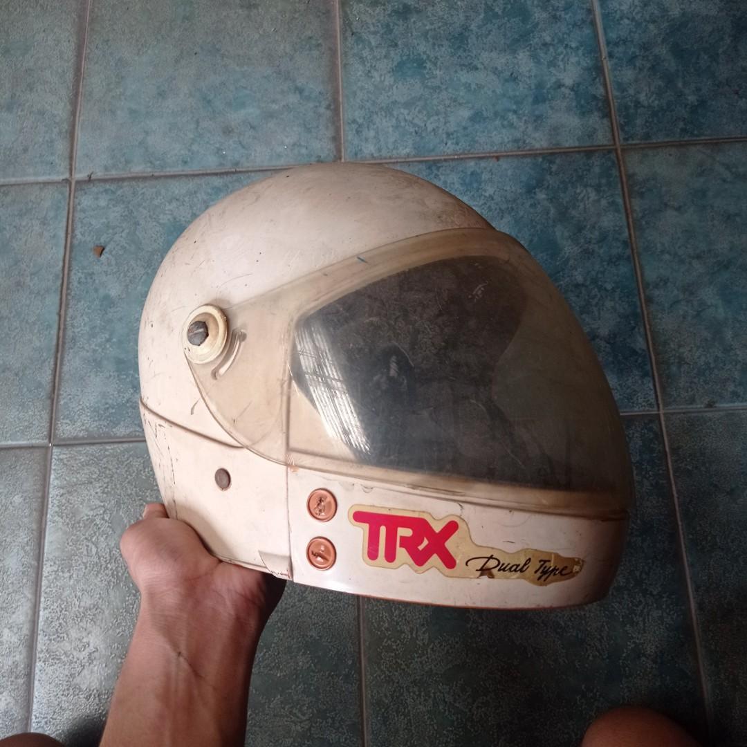 Helm Jadul Vintage TRX (Full Face/ Honda/ Gofar Hilman/ Den Dimas