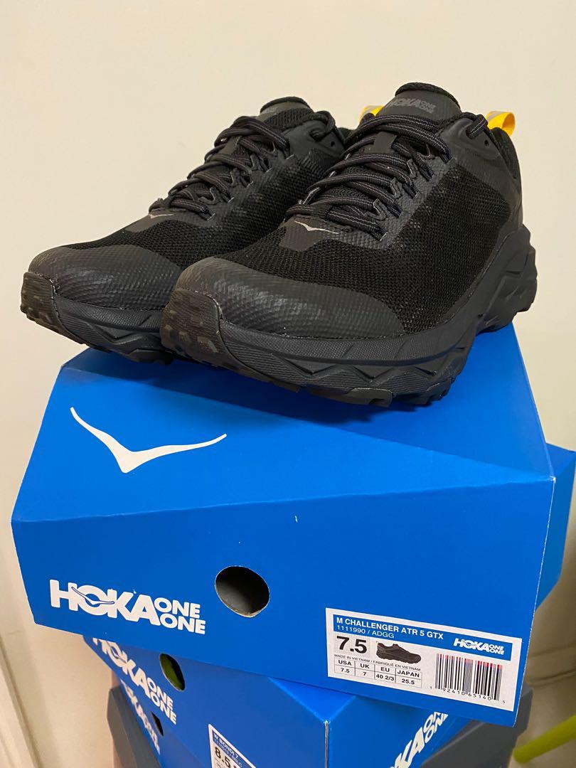 Hoka One One ATR 5 GTX Gore-tex US7.5 EU40.6 25.5cm, 男裝, 鞋, 波