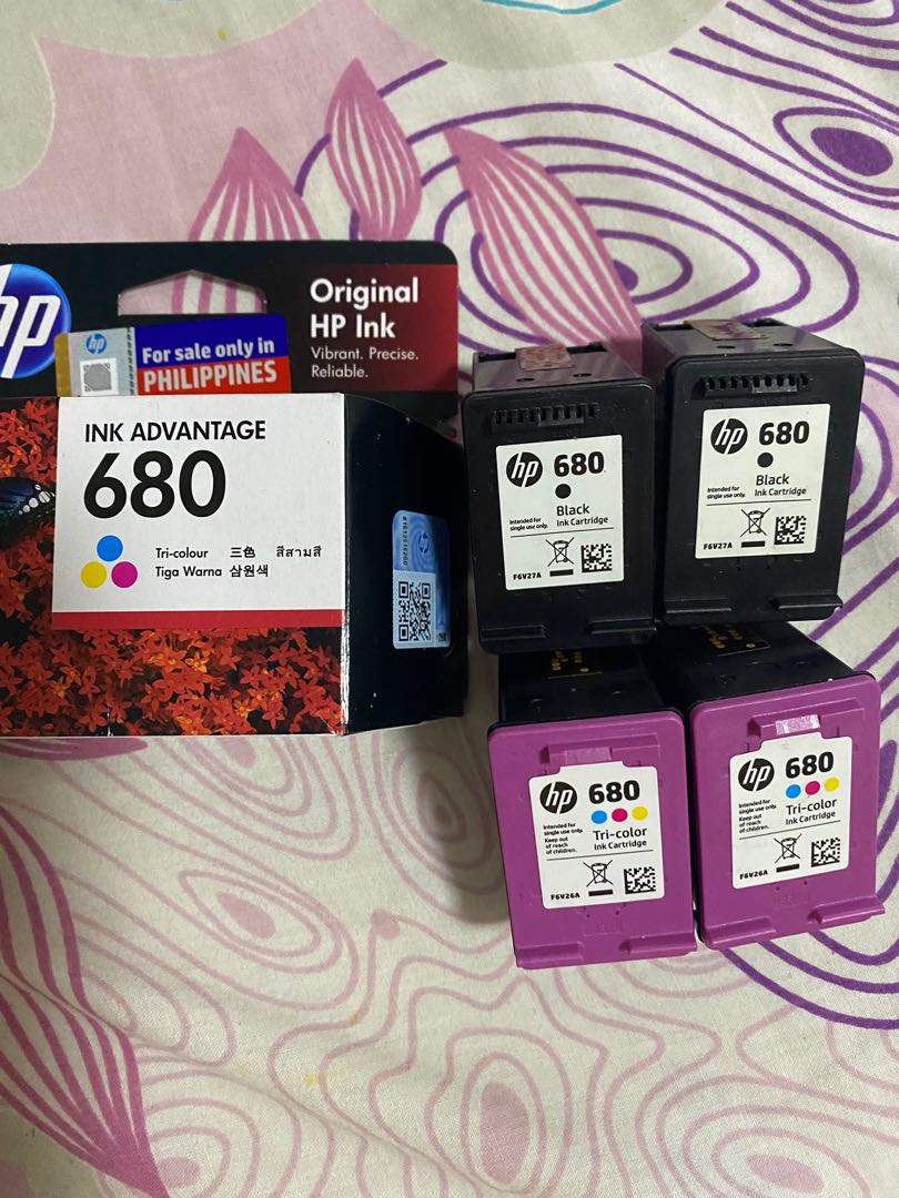 hp black cartridge 680