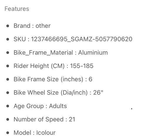 icolour mountain bike review