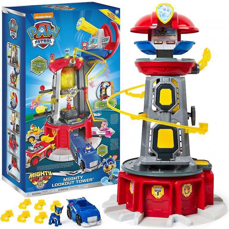 paw patrol light and sound lookout tower