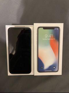 iphone x 64g 銀色 付盒裝