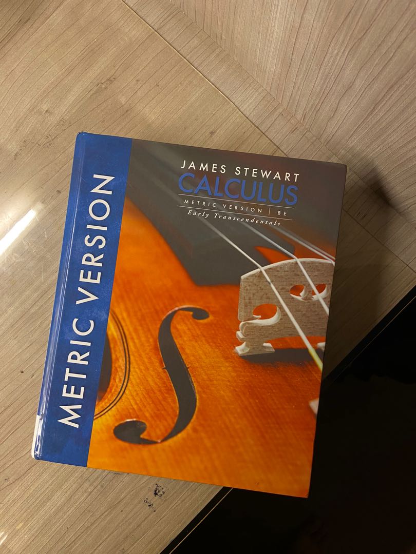 James Stewart Calculus Metric Version 8th Edition 大學微積分課本, 書籍、休閒與玩具, 書本
